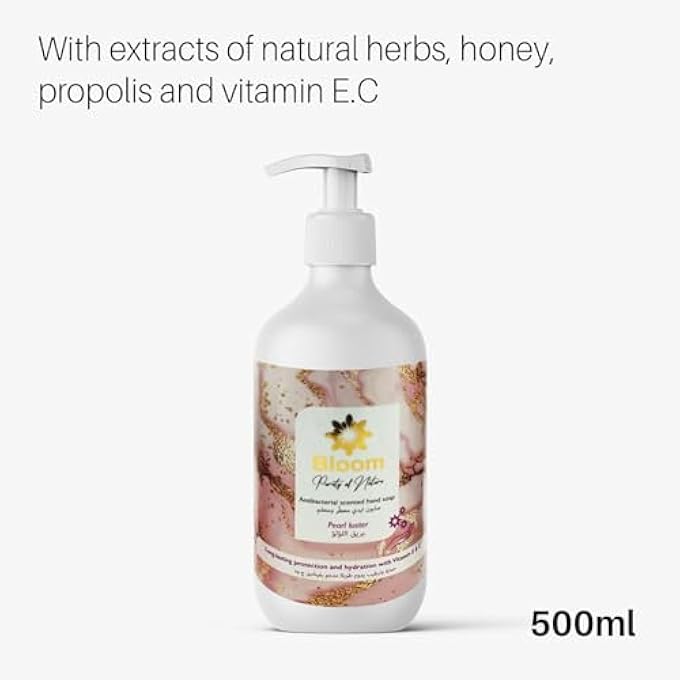 BLOOM KING MARIOT | ANTIBACTERIAL SCENTED HAND SOAP 500ML  PEARL LUSTER FRAGRANCE - Image 3